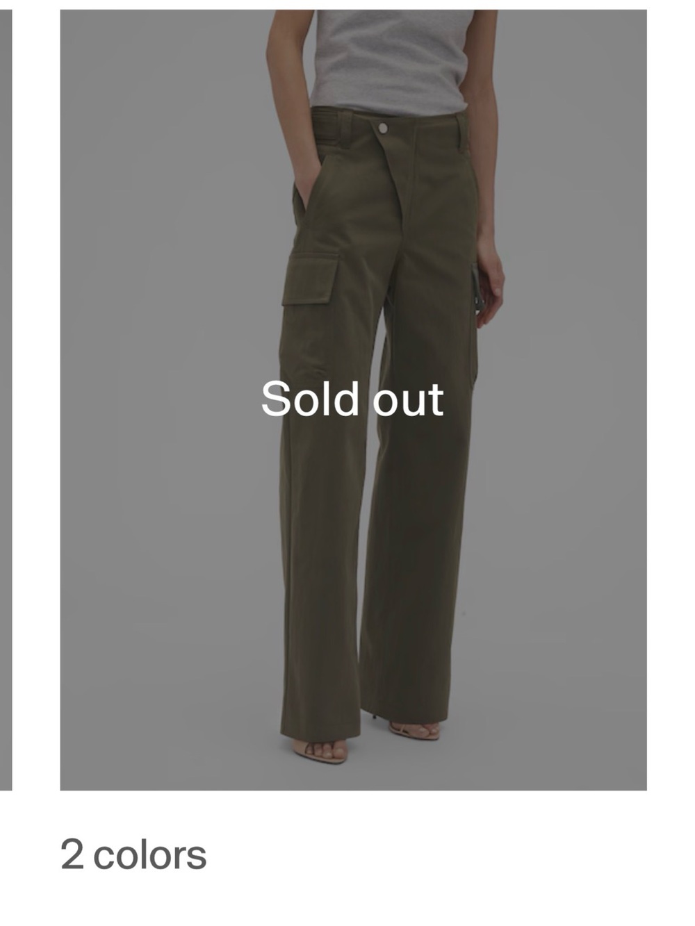 Gap × Victoria Beckham High Rise Cargo Pants